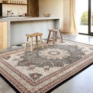 Handwoven wool rug crafted for comfort and everyday use